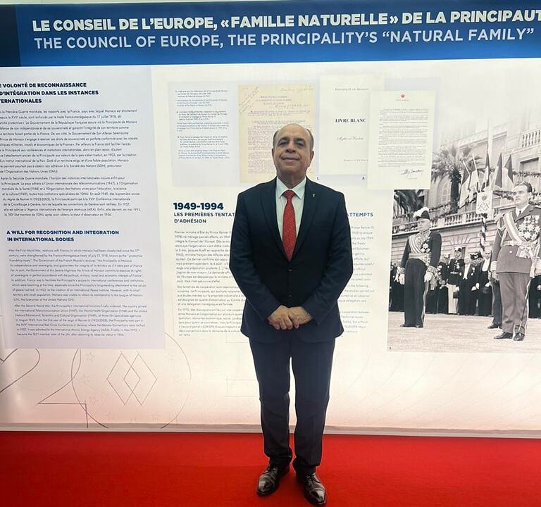 Министерот Салиу на конференција во Стразбург, Франција