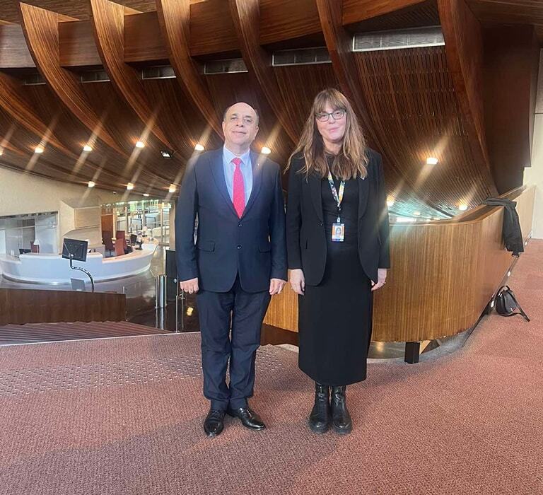 Министерот Салиу на работен состанок во Советот на Европа