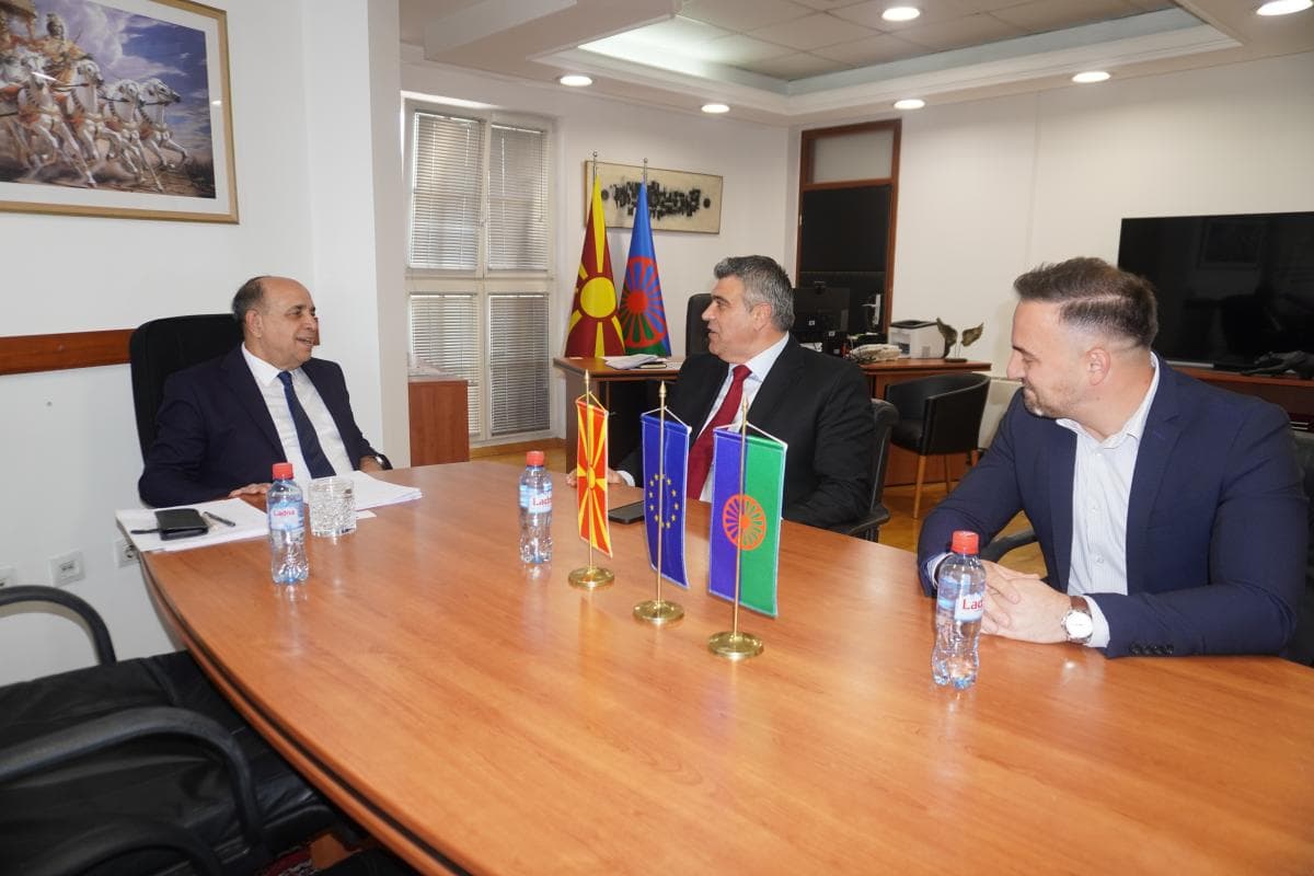 Министерот Салиу на средба со државниот секретар на МВР, Сашо Петрушевски