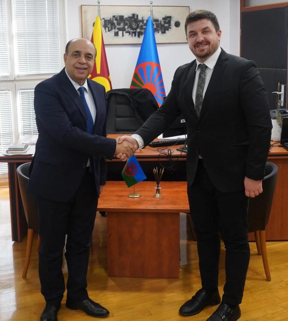 Министерот Салиу оствари средба со директорот на Здравствен дом Скопје, г-дин Самир Исени