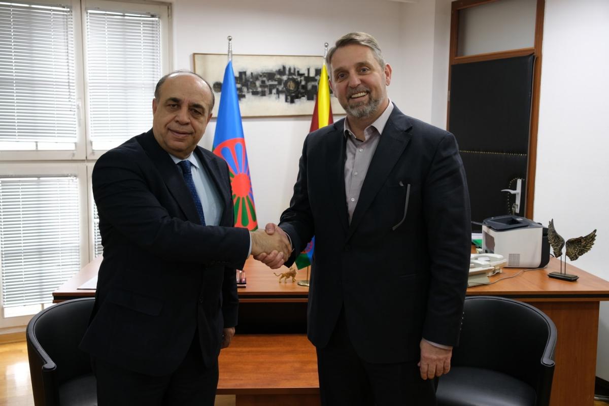 Министерот Салиу оствари средба со градоначалникот на Општина Карпош, г. Сотир Лукровски