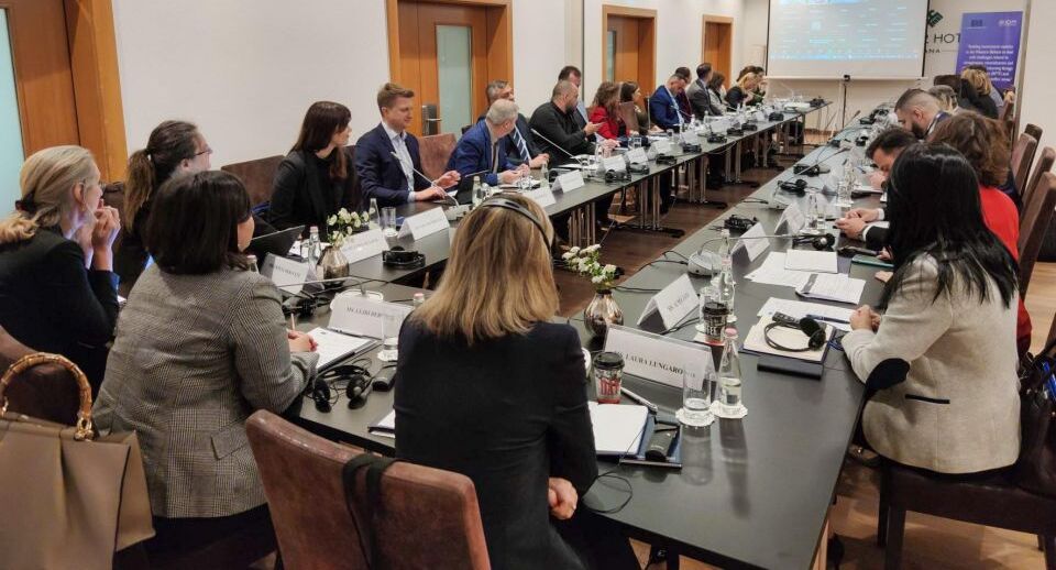 Националниот координатор за спречување на насилен екстремизам и борба против тероризам, Златко Апостолоски, на регионална средба во Тирана