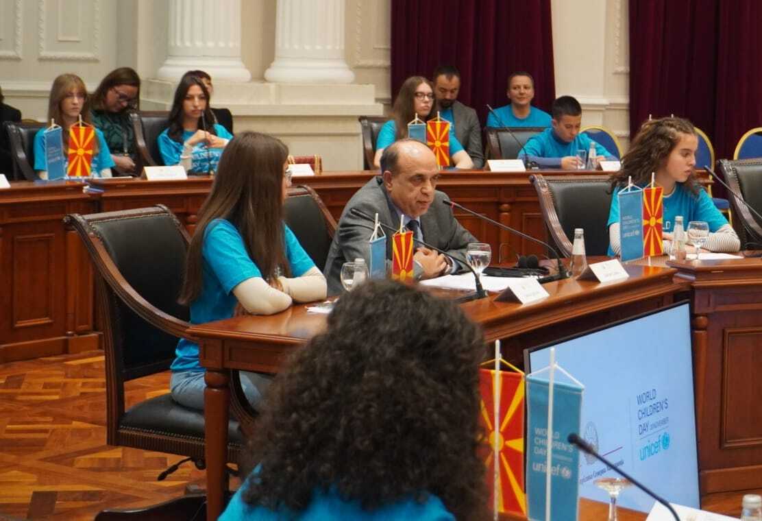 Одбележан „Денот на децата“ во свечената сала на Владата на РСМ!