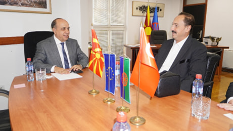 Салиу: Република Турција изражи желба за поддршка на проекти од областа на домувањето