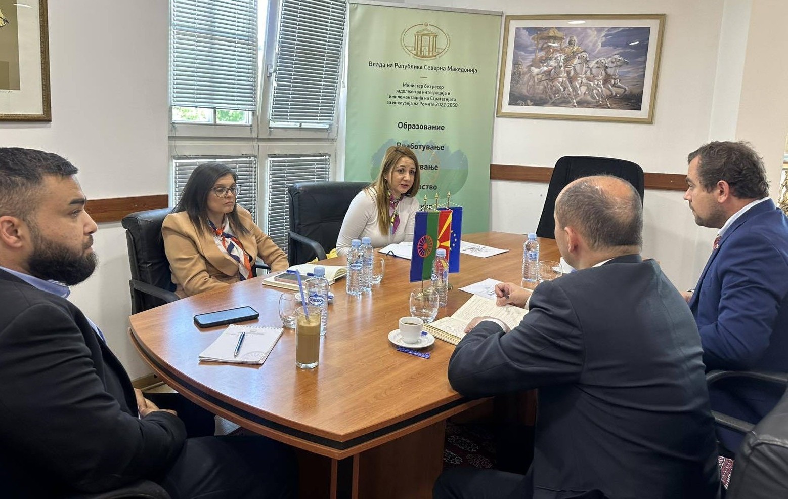 Средба со претставници од амбасада на САД во Скопје